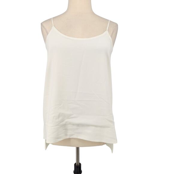 The Limited Sleeveless Camisole – Cream Scoop Neck with Side Slits NWT - Picture 1 of 5